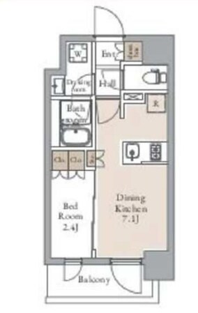 グランカーサ三ノ輪IIの物件間取画像